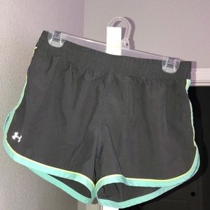 Under Armour running shorts!